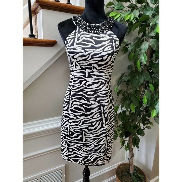 International Concepts Women's Cotton Halter Neck Sleeveless Knee Length Dress 2 - Picture 1 of 11